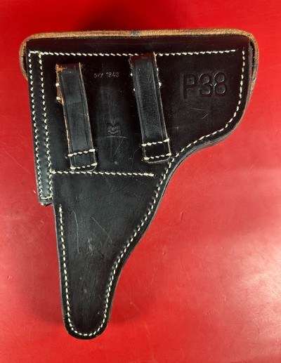 WWII GERMAN 1944 Walther P38 AC43 9mm. 2 mags. Holster. Excellent Condition - Image 17 of 17