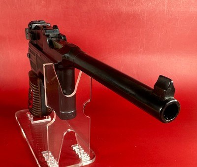 German Mauser C96 Broomhandle Red 9. 9mm luger. Excellent Condition. Rare - Image 5 of 21