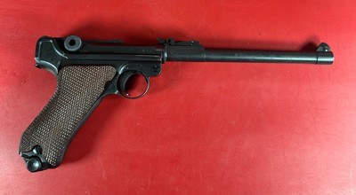 WWI 1917 DWM P08 Artillery Luger STOCK, 2 mags TOOLS, HOLSTER 9mm Excellent - Image 9 of 21