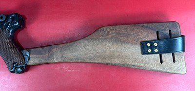 WWI 1917 DWM P08 Artillery Luger STOCK, 2 mags TOOLS, HOLSTER 9mm Excellent - Image 11 of 21