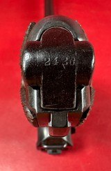 WWI 1917 DWM P08 Artillery Luger STOCK, 2 mags TOOLS, HOLSTER 9mm Excellent - Image 19 of 21