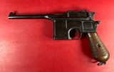 German Mauser Broomhandle 7.63x25mm C96, Stock Holster. Excellent Condition - Image 10 of 18