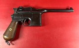 German Mauser Broomhandle 7.63x25mm C96, Stock Holster. Excellent Condition - Image 11 of 18