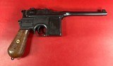 German Mauser Broomhandle 7.63x25mm C96, Stock Holster. Excellent Condition - Image 14 of 18