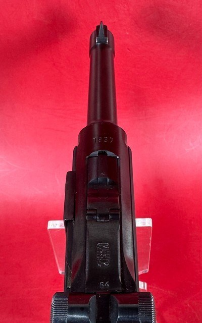 1937 Mauser P08 Luger Banner. 9mm. Holster 2 Mags Rare. Excellent Condition - Image 7 of 18