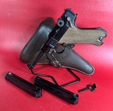 1937 Mauser P08 Luger Banner. 9mm. Holster 2 Mags Rare. Excellent Condition - Image 1 of 18
