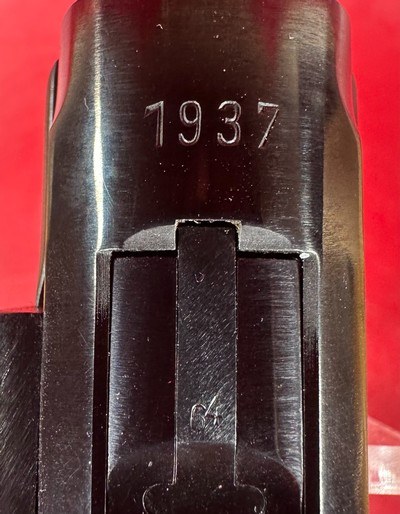 1937 Mauser P08 Luger Banner. 9mm. Holster 2 Mags Rare. Excellent Condition - Image 9 of 18
