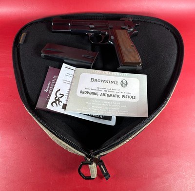 1995 Belgium Browning Hi power Target, 9mm, 2 mags, Excellent condition. - Image 14 of 14