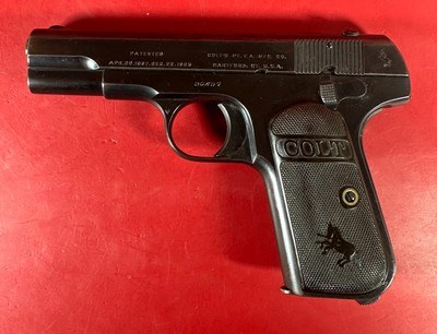 1916 Colt Model 1908 Pocket Hammerless .380 ACP 3.75