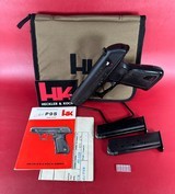 Heckler & Koch H&K P9S 45ACP. 2 mags. Extra Buffer. Case. Rare. Mint - Image 1 of 16