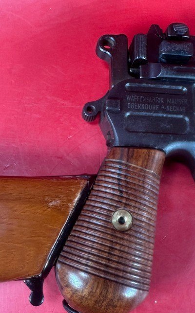 German Mauser Broomhandle 7.63x25mm C96, Stock. Excellent Condition - Image 15 of 19