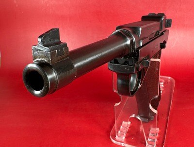 Swedish WWII Husqvarna M1940 LAHTI 9mm Excellent Condition Full rig. M40 - Image 4 of 16