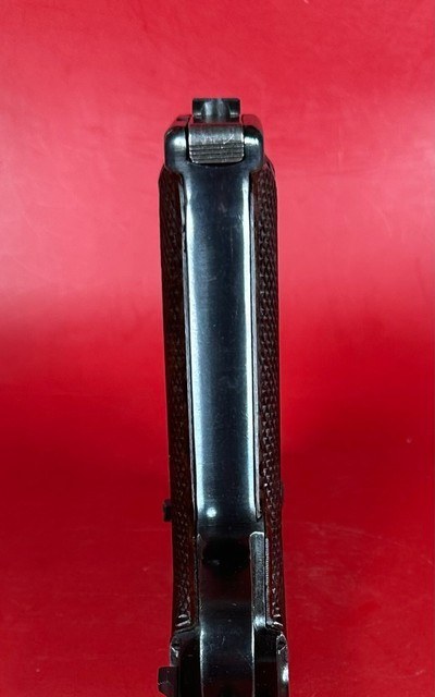 Swedish WWII Husqvarna M1940 LAHTI 9mm Excellent Condition Full rig. M40 - Image 8 of 16