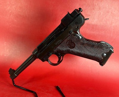 Swedish WWII Husqvarna M1940 LAHTI 9mm Excellent Condition Full rig. M40 - Image 2 of 16
