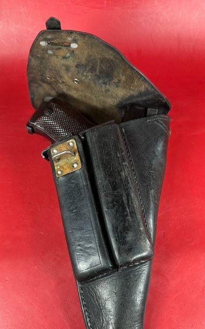 Swedish WWII Husqvarna M1940 LAHTI 9mm Excellent Condition Full rig. M40 - Image 14 of 16