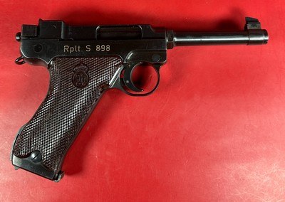 Swedish WWII Husqvarna M1940 LAHTI 9mm Excellent Condition Full rig. M40 - Image 12 of 16