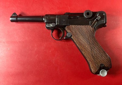 WWII 1937 Mauser P08 Luger S/42 9mm. Matching. Full Rig Excellent condition - Image 12 of 17