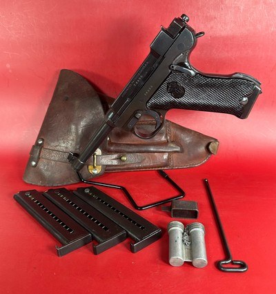 Swedish WWII Husqvarna M1940 LAHTI 9mm Excellent Condition Full rig. M40 - Image 1 of 17