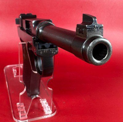 Swedish WWII Husqvarna M1940 LAHTI 9mm Excellent Condition Full rig. M40 - Image 5 of 17