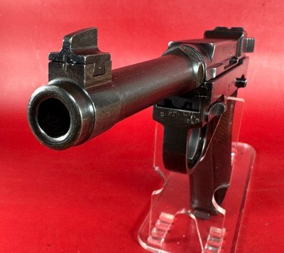 Swedish WWII Husqvarna M1940 LAHTI 9mm Excellent Condition Full rig. M40 - Image 4 of 17
