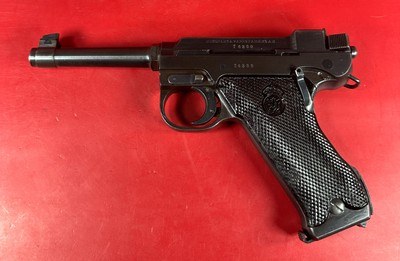 Swedish WWII Husqvarna M1940 LAHTI 9mm Excellent Condition Full rig. M40 - Image 11 of 17