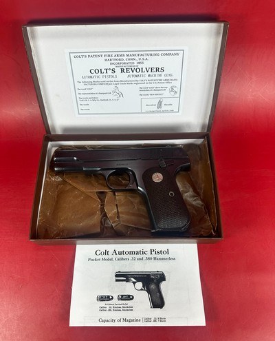 1929 Colt Model 1903 Pocket Hammerless .32 ACP 3.75