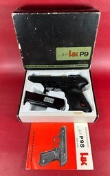 Heckler & Koch H&K P9S Target. 45ACP. 2 mags. Extra Buffer. Box. Rare. Mint - Image 1 of 15