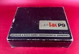 Heckler & Koch H&K P9S Target. 45ACP. 2 mags. Extra Buffer. Box. Rare. Mint - Image 15 of 15