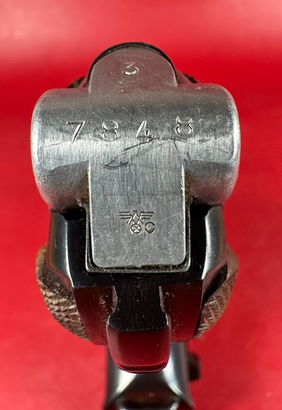 WWII 1940 Mauser P08 Luger 42 9mm. Matching. Full Rig Excellent condition - Image 10 of 18