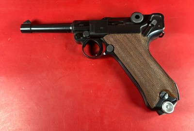 WWII 1940 Mauser P08 Luger 42 9mm. Matching. Full Rig Excellent condition - Image 12 of 18
