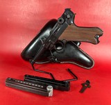 WWII 1940 Mauser P08 Luger 42 9mm. Matching. Full Rig Excellent condition - Image 1 of 18
