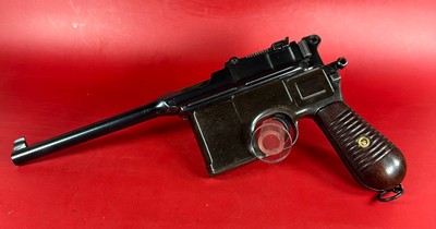 German Mauser Broomhandle 7.63x25mm C96, Stock Holster. Excellent Condition - Image 2 of 18