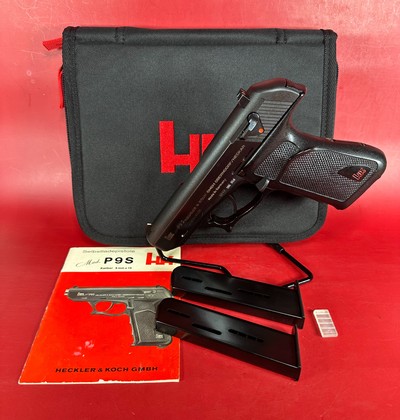 German Heckler & Koch H&K P9S 9mm Excellent condition. 2 mags. Extra Buffer - Image 1 of 16
