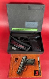German Heckler & Koch H&K P9S 9mm MINT. 2 mags. Extra Buffer. Box - Image 1 of 15