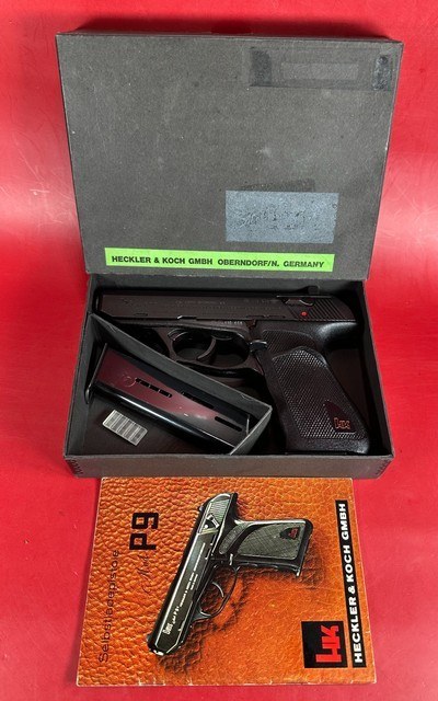 German Heckler & Koch H&K P9S 9mm MINT. 2 mags. Extra Buffer. Box - Image 1 of 15