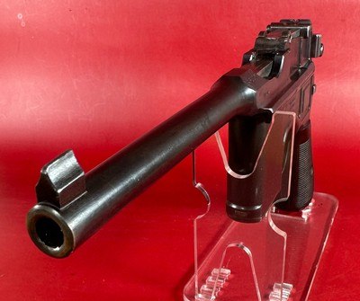 German Mauser Broomhandle 7.63x25mm C96, Stock Holster. Excellent Condition - Image 4 of 19