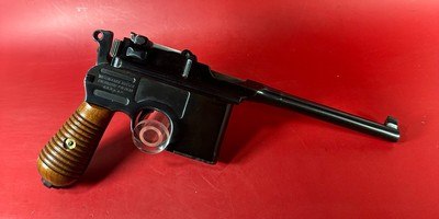 German Mauser Broomhandle 7.63x25mm C96, Stock Holster. Excellent Condition - Image 3 of 22
