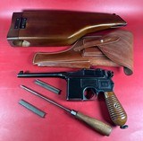 German Mauser Broomhandle 7.63x25mm C96, Stock Holster. Excellent Condition - Image 1 of 22