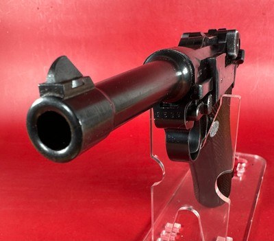 WWII 1941 Mauser P08 Luger BYF 9mm. Matching. Full rig. 2 Mags. Excellent - Image 4 of 18
