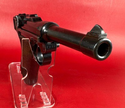 WWII 1941 Mauser P08 Luger BYF 9mm. Matching. Full rig. 2 Mags. Excellent - Image 5 of 18