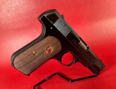 1930 Colt Model 1908 Pocket Hammerless .380 ACP 3.75