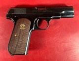 1930 Colt Model 1908 Pocket Hammerless .380 ACP 3.75