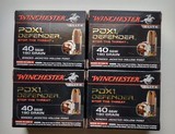 Winchester Elite PDX1 Defender 40S&W 180gr bonded jacketed hollow point 4 box lot 80rds - 1 of 3