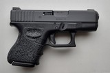 Glock 26 Gen 3 Pistol 9mm 2,10rd mags, Ameriglo Night sights Talon grip - 2 of 15