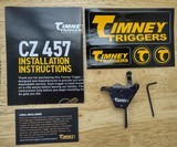 Timney CZ 457 Flat Face trigger 10oz-2lbs 457-ST Factory New in package - 3 of 4