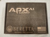 Beretta APX-A1 Carry 9MM - 1 of 5