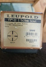 Leupold FX-II 2.5x28 Scout Scope - 5 of 6