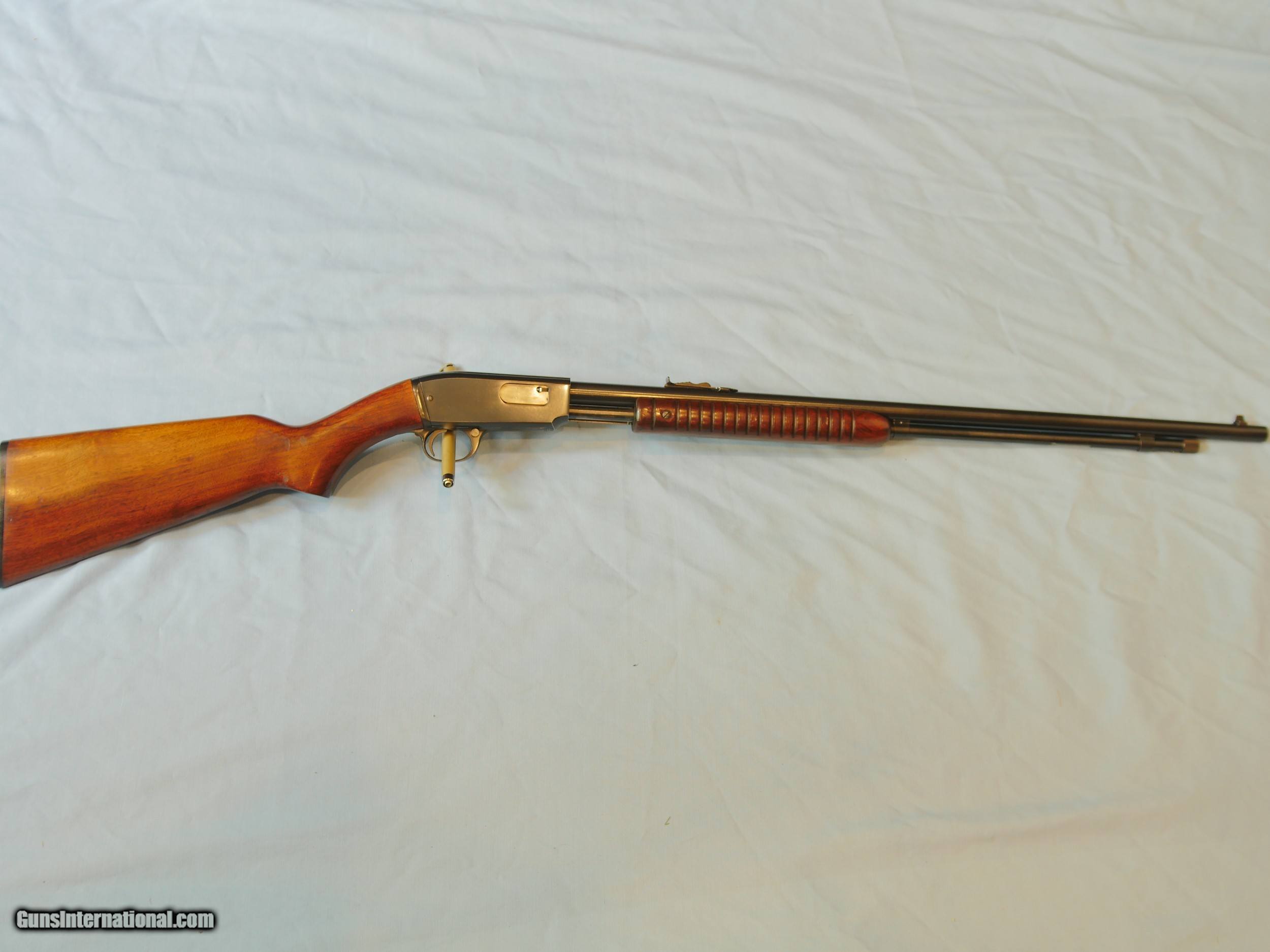 Winchester Grooved Model 61 22 Magnum Pump Rifle Made In 1960 8442