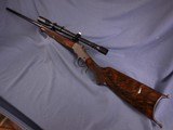 Winchester 1885, ACGG #24, 22 Hornet, take down model, Unertl 8X, Huey case/acc, Knickmeyer knife - 1 of 15
