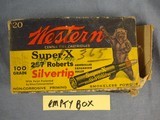 257 Roberts, Norma brass, Winchester ammo + brass. Totals 157 pieces + Winchester Bear Box. - 3 of 12